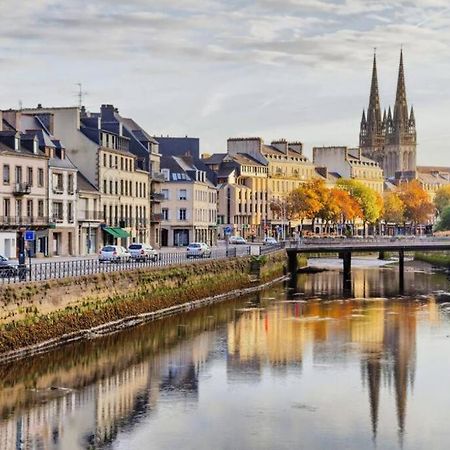 Apartament L'Odet - Superbe Vue Sur Les Quais - Hyper Centre Quimper Zewnętrze zdjęcie