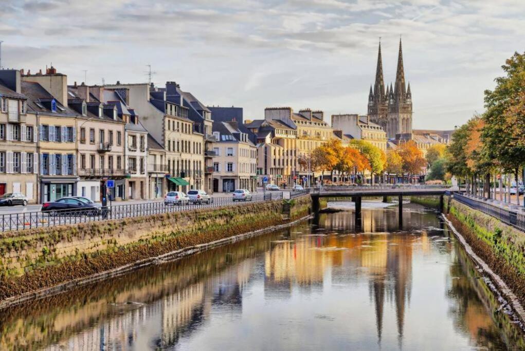 Apartament L'Odet - Superbe Vue Sur Les Quais - Hyper Centre Quimper Zewnętrze zdjęcie